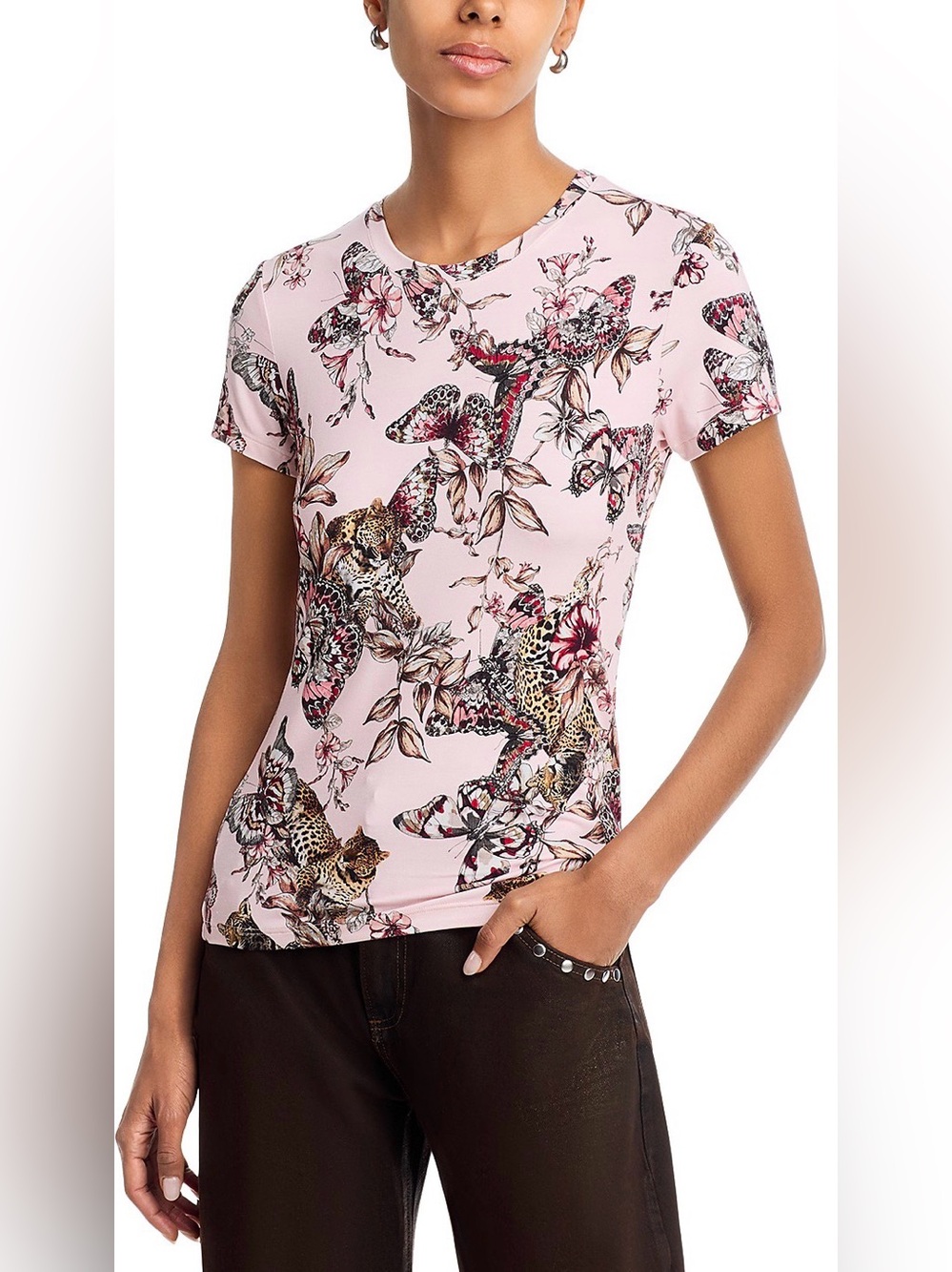 L'AGENCE Ressi Short Sleeve Tee